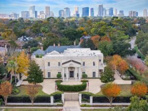 luxury home with resort style pool and outdoor living space photographed for real estate listing in Texas